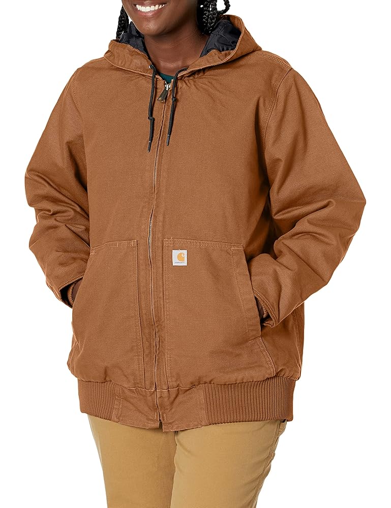 carharrt カーハート レディース アクティブジャケット 裏ボア Sサイズ carhartt ボア付きアクティブジャケット | CUSTOM FEVER